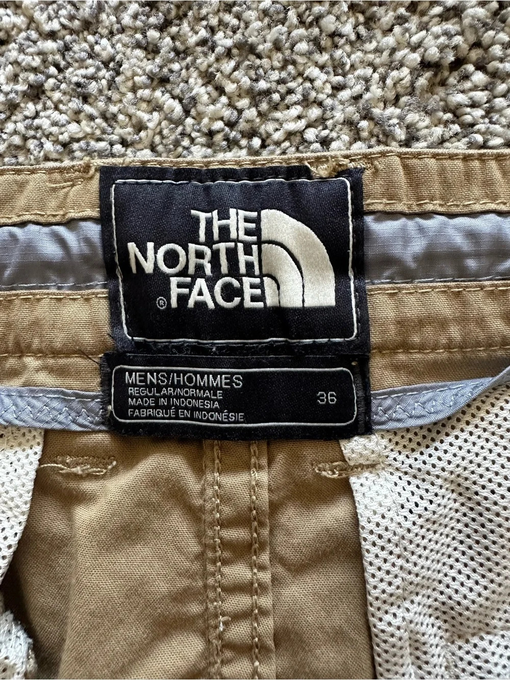 The North Face Men's Tan Cargo Shorts